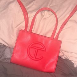 red telfar bag