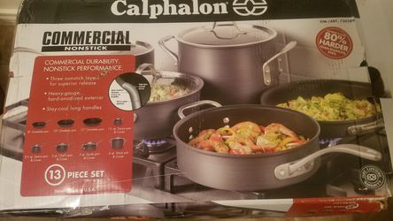 Calphalon 10-Pc Nonstick Kitchen Cookware Set with Stay-Cool Handles (Open  Box)