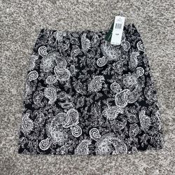 Black And White Skirt NEW
