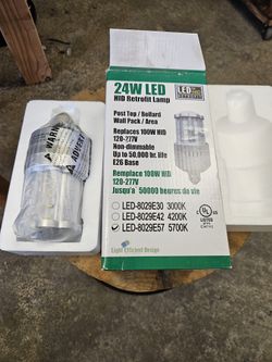HID led Light Efficient Design 24w 5700K