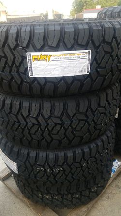 35x1250R22 Fury RT tires