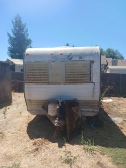 Free travel trailer in Hughson, Ca.