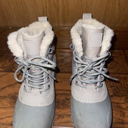 Grey Thermolite Snow Boots