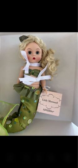 MADAME ALEXANDER 8" LITTLE MERMAID DOLL & SEASHELL DISNEY MIB #42550 (9T)