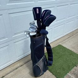 Golf Clubs. Women’s golf clubs and bag.