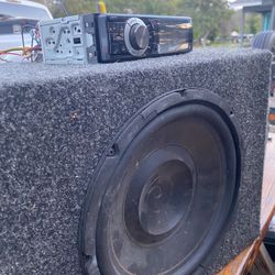 Polk 10” Subwoofer With Boss Stereo