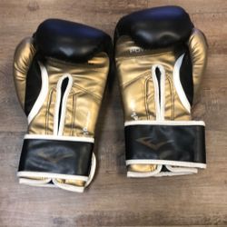 Everlast Boxing Gloves Golden 16 Oz