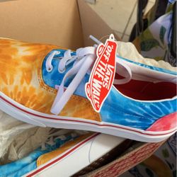Vans Shoes Tye Dyed NEW IN BOX Sz 7