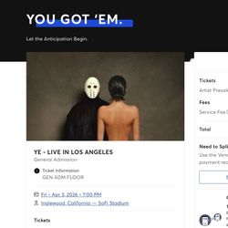 Ye - Live In Los Angeles