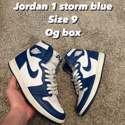 Jordan 1 Storm Blue Size 9