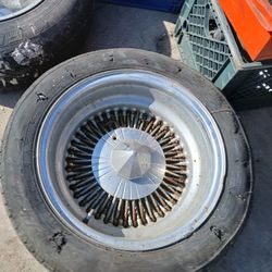 15" WIRE WHEELS!! 5 LUG MULTI PATTERN!!! 350$