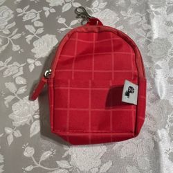 Yoobi Mini Backpack Coin Purse Coral Palm Keychain