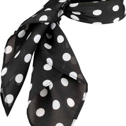 Hip Hop 50's Shop 1950s Chiffon Scarf Square Vintage Retro Sheer Neck Hair Tie Women Girls.