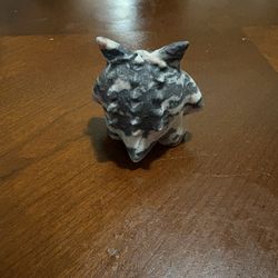 Gengar Pokémon Zebra Jasper Stone Carving 