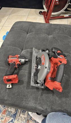 Milwaukee Fuel 1/2” impact wrench & 6-1/2” Circular Saw SOLD TOGETHER or SEPARATE