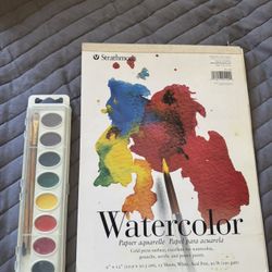 Watercolors with Watercolor Paper 