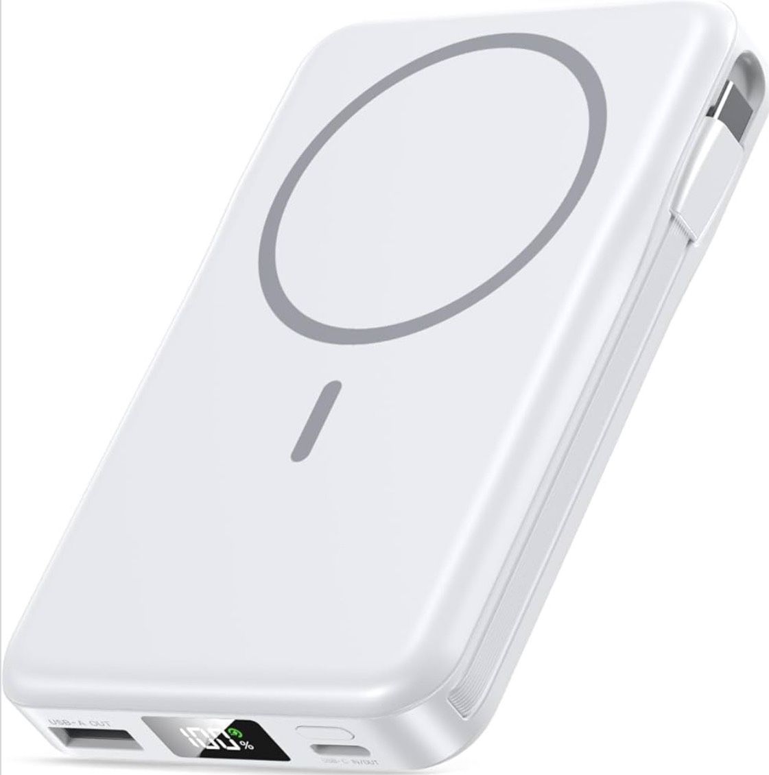 Magnetic Portable Charger, 10000mAh Power Bank