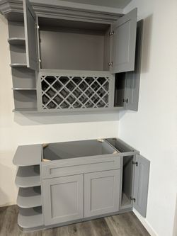 Grey Cabinets 