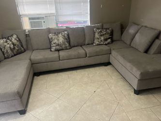 Grey sectional