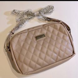 Bella Russo Quilted. Crossbow Shoulder Bag
