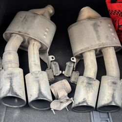 2018-2024 AUDI S4 S5 3.0L  (BOTH SIDES) EXHAUST MUFFLER OEM