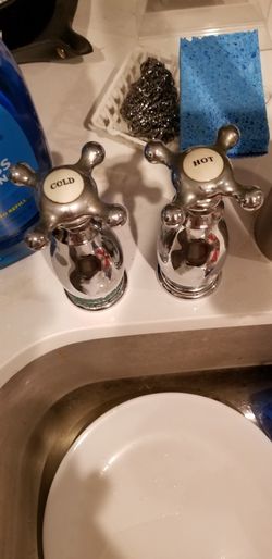 Vintage Hot and Cold Handles