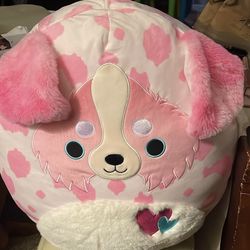 Squishmallow Magnis The Australian Shepherd Jumbo Plush dog -18” like new