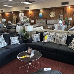 2pc Sofa And Love Seat Set