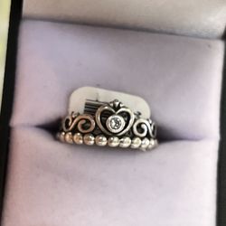 Pandora Crown Ring SZ:5 