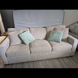 Beautiful Macy's Cream Couch Perfect Condition Originally $1300