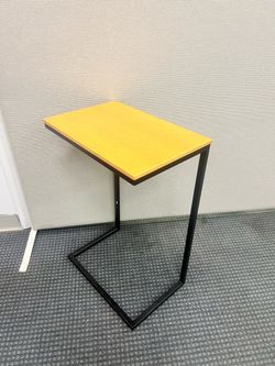 C-shaped side table manufactured by Gunlocke