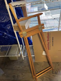 Set of 2 -Folding Chair - Wooden