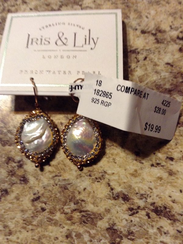 BU IRIS. &. LILY. THESE EARRINGS ARE. JUST BEAUTIFUL ! STERLING SILVER