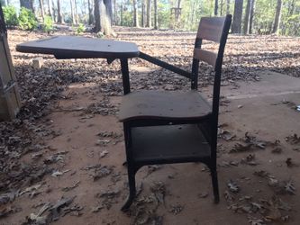 Antique right handed desk