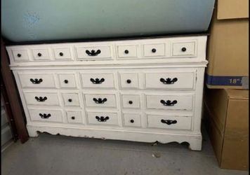 Vintage 9 Drawer Dresser From England