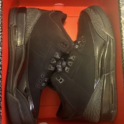 Jordan Retro 3 Black Cat Size 7y