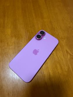 Pink iPhone 16