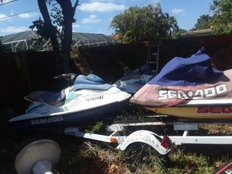 Seadoo Spark Hulls, Rxp Parts. And Double Trailers