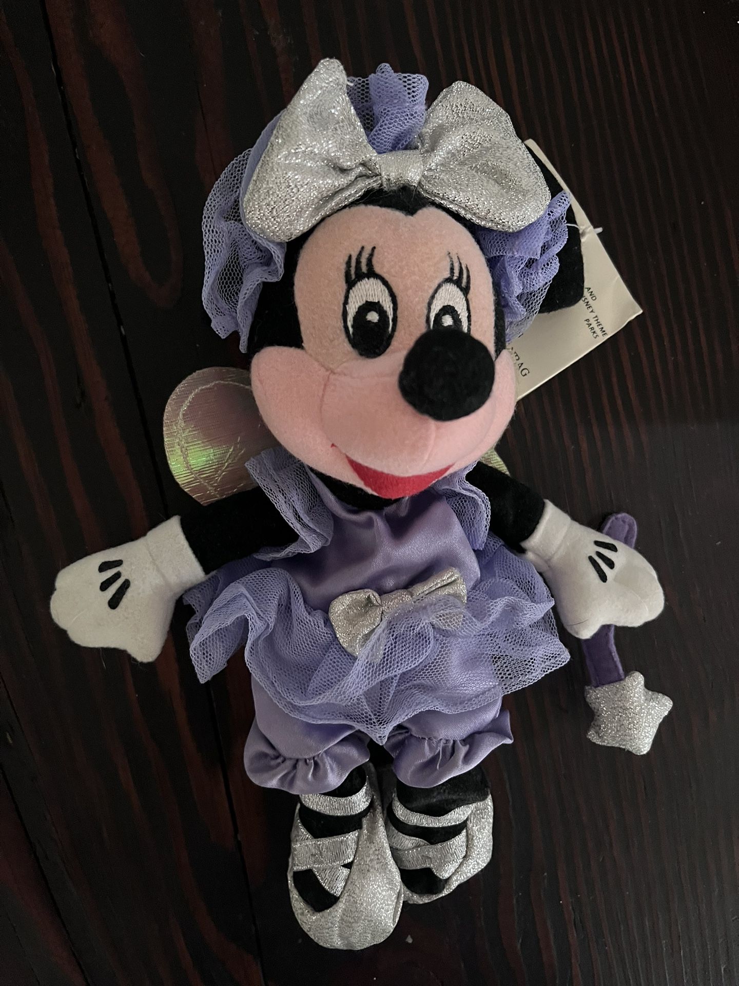 Vintage Sugar Plum Fairy Minnie Mouse With Tag Attached
