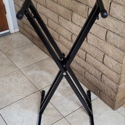 Adjustable Keyboard Stand Double Braced X Style