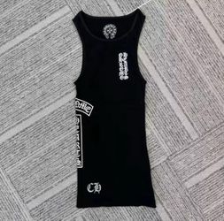 Chrome Hearts black and white tank dress 