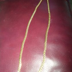 Cuban Solid Gold  Chain