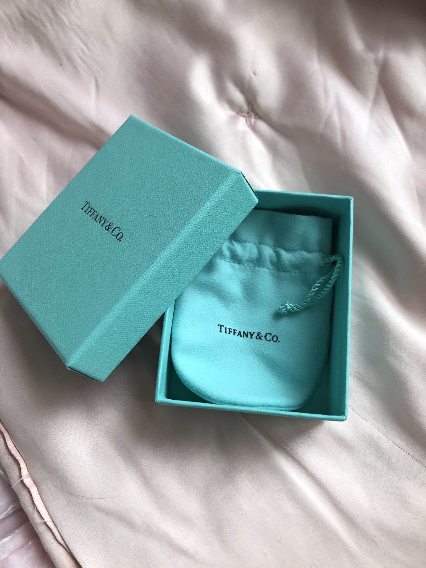 Tiffany box and pouch (empty)