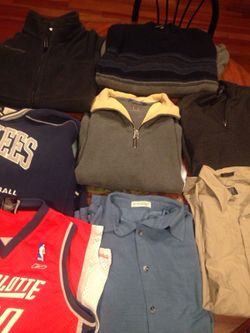 8 Mens shift size XL & L all for $15