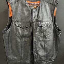 Leather Vest 3X
