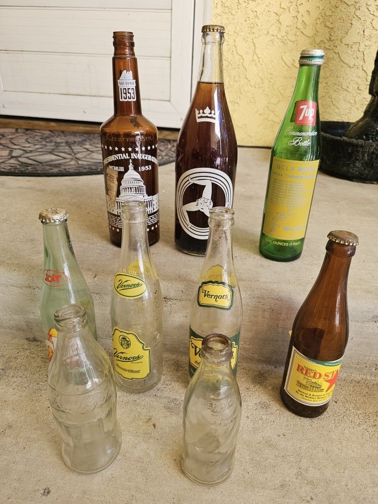 Vintage Glass Bottle Collection
