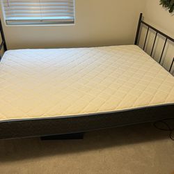 Bed Frame And Mattress (not Used) 100$ Both