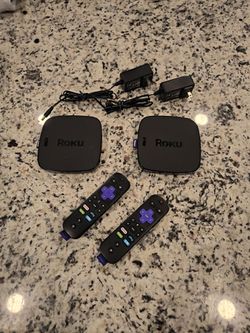 Roku Streaming Lot of 2 with Remotes