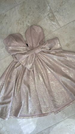 Champagne and silver cocktail dress size XS