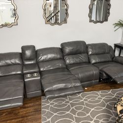 Leather Couch From Cosco